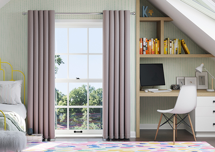 Carina, Raspberry - Made to Measure Curtains - Image 3